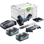 Festool - isc 240 eb - basic scie � isolation sans fil 18 v 240 mm + 2x batterie 8, 0 ah + chargeur rapide ...