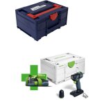 Festool perceuse - visseuse sans fil txs 18 - basic - 3, 0, 1x 3, 0 ah sans chargeur dans systainer
