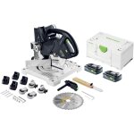 Festool - symc 70 eb - basic symmetric scie � plinthes sans fil 36 v ( 2 x 18 v ) 216 mm + 2x batterie ...