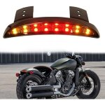 Feu arrire moto clignotant indicateurs 8 led hache plaque de bord de garde - boue frein stop arrire ...