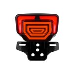 Feu arrière de moto intégré pour honda tmx125 / 155 cg125, feux de freinage stroboscopiques avec fonction ... Feu arrière de moto intégré pour honda tmx125 / 155 cg125, feux de freinage stroboscopiques avec fonction ...