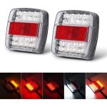 Feu arriere remorque led feux remorque led 12v feux stop / clignotants / feux plaque d'immatriculation ...