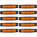 Feux de position camion 10pcs led feux de signalisation lat�raux feux de gabarit lat�raux dc 12v led ...