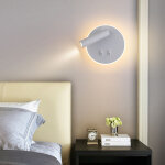 Memkey ? applique murale led 11w ? �clairage mural et liseuse avec interrupteur ? angle de faisceau �troit ...
