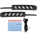 Feu diurne led drl blanc jaune bleu tricolore adapt� pour reiz et mark x 2004 - 2009