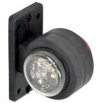 Feu de gabarit gauche / led rouge / blanc 72mm