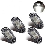 Feux de gabarit lat�raux feux de d�gagement led pour 12v 24v universel remorque camion lorry caravan ...