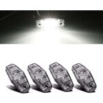 Feux de gabarit lat�raux, feux �tanches lampes lat�rales 2 led imperm�able feux de d�gagement pour 12v ...