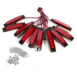 Feu de gabarit lat�ral led pour camions, fourgons, camping - cars et poids lourds - lumi�re rouge