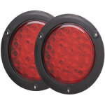 Feux lat�raux led ronds �tanches pour remorque - lot de 2