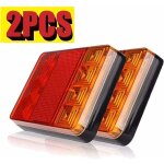 Feux et r�flecteurs pour remorque, 2 feux arri�re led pour remorque, feu stop universel �tanche, indicateur ...