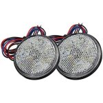 Feux de remorque led, 12v feu arriere pour remorque 2pcs remorque voiture feu de freinage r�flecteur ...