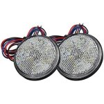 Feux de remorque led, 12v feu arriere pour remorque 2pcs remorque voiture feu de freinage r�flecteur ...