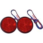 Feux remorque led, feu arriere remorque 2pcs feux led feu de freinage rflecteur rond led feu de gabarit ...