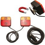 Feux de remorque avec support magntique 2 pices