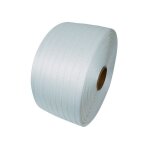 Feuillard - longueur : 850 m - largeur : 16 mm - coloris : blanc cenpac