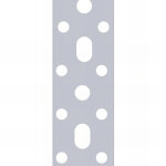 Feuillard perfor� galvanis� - 25 x 1, 5 mm x 10 m�tres