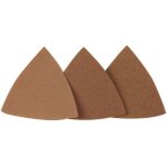 Feuille abrasive delta avec bande auto - agrippante, non perfor� proxxon micromot 28 891 grain 80 cote ...
