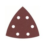 Feuille abrasive delta avec bande auto - agrippante, perfor� bosch accessories 2607019489 grain 80 cote ...