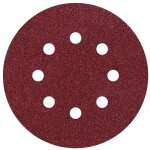 Feuille abrasive pour ponceuse excentrique avec bande auto - agrippante, perfor� wolfcraft 2251100 grain ...