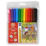 Feutres scolaires 771002 / ab koh - i - noor 12 couleurs