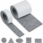 Shmshng - feutrine autocollante meuble, feutrine adhesive 2 rouleaux(100 10cm + 100 2cm)découpe libre ... Shmshng - feutrine autocollante meuble, feutrine adhesive 2 rouleaux(100 10cm + 100 2cm)découpe libre ...