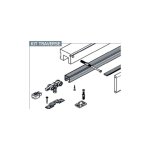 Fibrotubi - syst�me porte coulissante en applique applisystem traverse 600 - 900 - 92030002