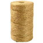 Ficelle de jute, ficelle corde jute naturelle, ficelle de jardin, ficelle d'emballage, arts artisanat ...