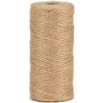 Ficelle de jute naturelle pour jardinage, bricolage et activit�s manuelles, 1, 5 mm / 200 m�tres