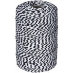Ficelle noire et blanche 2mmx100m(noir et blanc), ficelle de boulanger en coton ficelle de cordon de ...