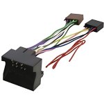 Fiches iso autoradio + haut - parleurs compatible avec peugeot citroen