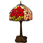 Fijalo - lampe de table tiffany avec base de forme s�rie g�ell d - 20cm