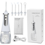 Fil dentaire �lectrique � 3 vitesses, impulsions puissantes de 300 ml, nettoyage buccal, d�tartrage, ...