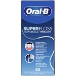 Fil dentaire oral - b super floss, 50 bandes pr� - mesur�es
