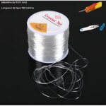 Fil elastique pour bracelet 100m0, 7mm fils elastique transparent resistant � l'usure