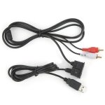 Jeffergarden fil d'extension usb aux stro femelle vers 2 rca mle, 3. 5mm, 3, 3 pieds, pour voiture, ...