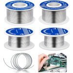 Fil de soudure 1 mm, 4 pièces fil etain a souder, bobine d'étain à souder, etain a souder electronique, ... Fil de soudure 1 mm, 4 pièces fil etain a souder, bobine d'étain à souder, etain a souder electronique, ...