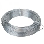 Fil de tension en acier galvanis� pour grillage ou autre - 50 m x 2. 7mm � - gris linxor