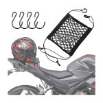 Filet de casque de moto, filet de moto avec 4 crochets, filet d'araigne de moto pour vlo, fixation ...