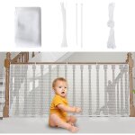 Yozhiqu - filet chat balcon , robuste et rglable barriere de securite enfant, filet de protection anti ...
