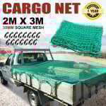 Filet de remorque, filet � bagages, pour l'arrimage du chargement, 2 x 3 m, filet pour conteneur, filet ...
