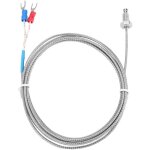 Type de filetage fin � vis m6, sonde de thermocouple de type j, fil de capteur de temp�rature de thermocouple ...