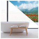 Film adh�sif occultant d�poli blanc 250 x 90