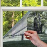 Film anti chaleur - miroir sans tain - 90x200cm - argent, bleu, dor� - application int�rieure - anti ...