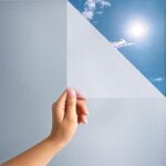 Film fen�tres anti regards autocollant opaque [45x200 cm] - film occultant fen�tre anti - uv - brise ...
