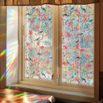Film de fen�tre intimit� la fen�tre vitre autocollant opaque d�coratif vitrail film pour vitre, color� ...