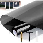 Film miroir brise - vue autocollant pour fen�tre de l'ext�rieur film de protection solaire opaque pour ...