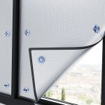 Film de protection solaire anti chaleur, film aluminis� r�utilisable, film fenetre anti regard, film ...