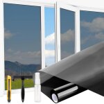 Film de protection solaire pour fen�tre � l'int�rieur ou � l'ext�rieur 50 x 200 cm - film miroir pour ...