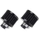 Filtre  air froid reniflard carter turbo ventilateur 12mm mini noir pour voiture moto